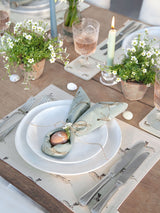 Next Sophie Allport Neutral Stone Hare Fabric Placemats Set of 2 40cm x 30cm- Buy online at McGrocer