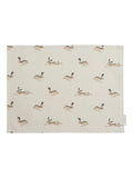 Sophie Allport hare fabric placemats set of 2 neutral stone, UK version