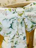 Sophie Allport white wild floral bow - British product