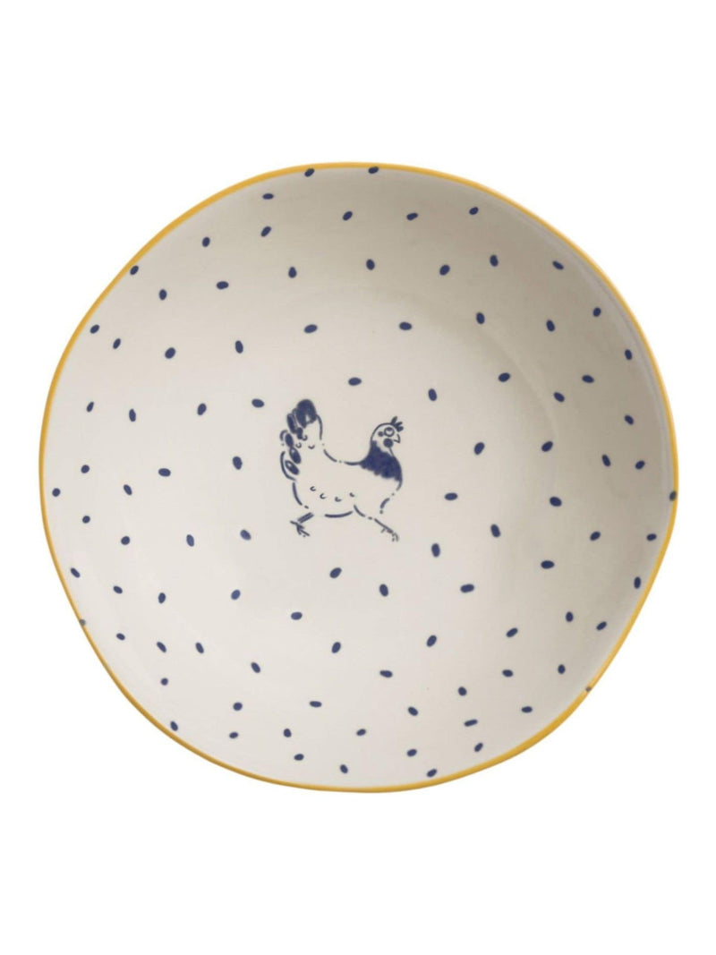 Sophie Allport chicken stoneware nibbles bowl 13cm, UK version
