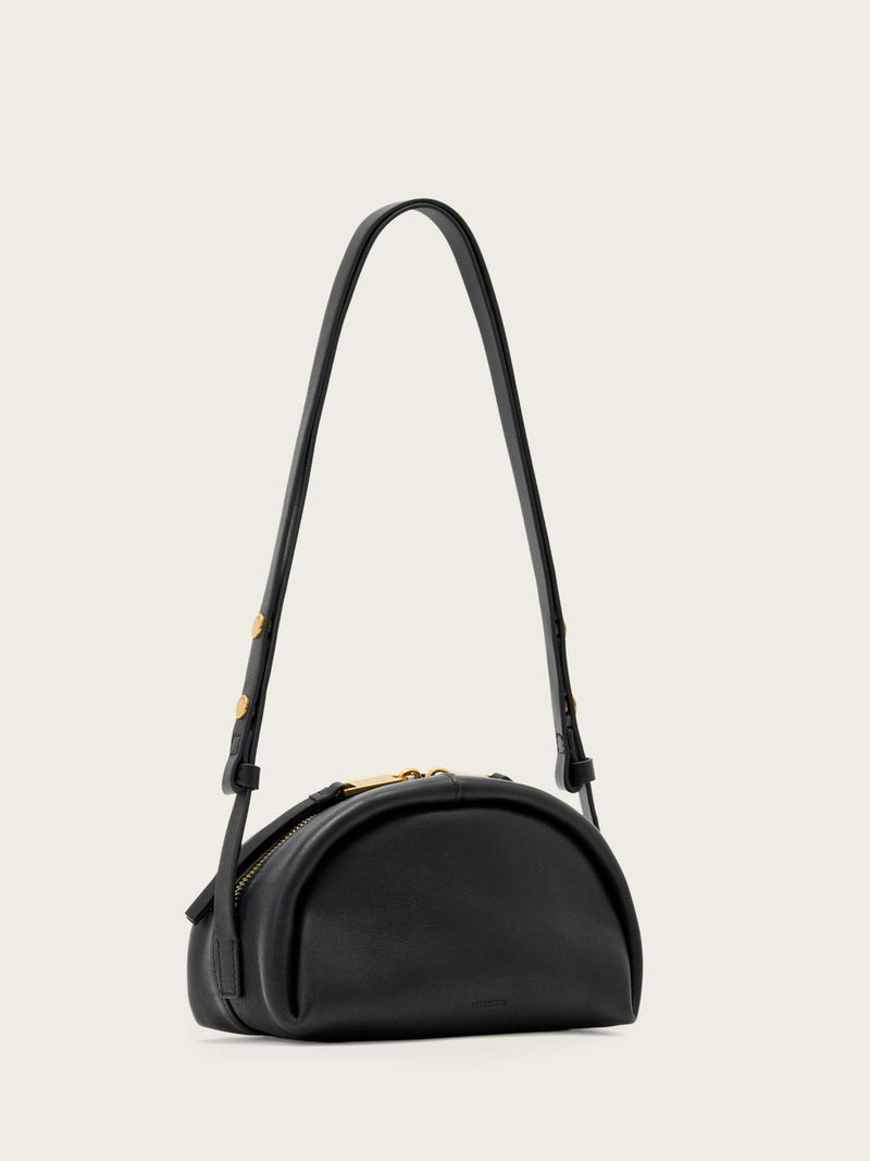 AllSaints Black Rosalie Arc cross-body bag, UK version
