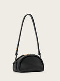 AllSaints Black Rosalie Arc cross-body bag, UK version