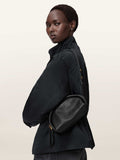 AllSaints Black Rosalie Arc cross-body bag, UK version