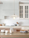 Gallery Home clear glass orchid pendant light 29cm, UK version