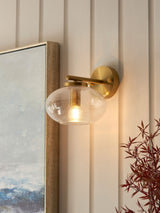 Next Gallery Home Warm Brass Jace Wall Light- Buy online at McGrocer