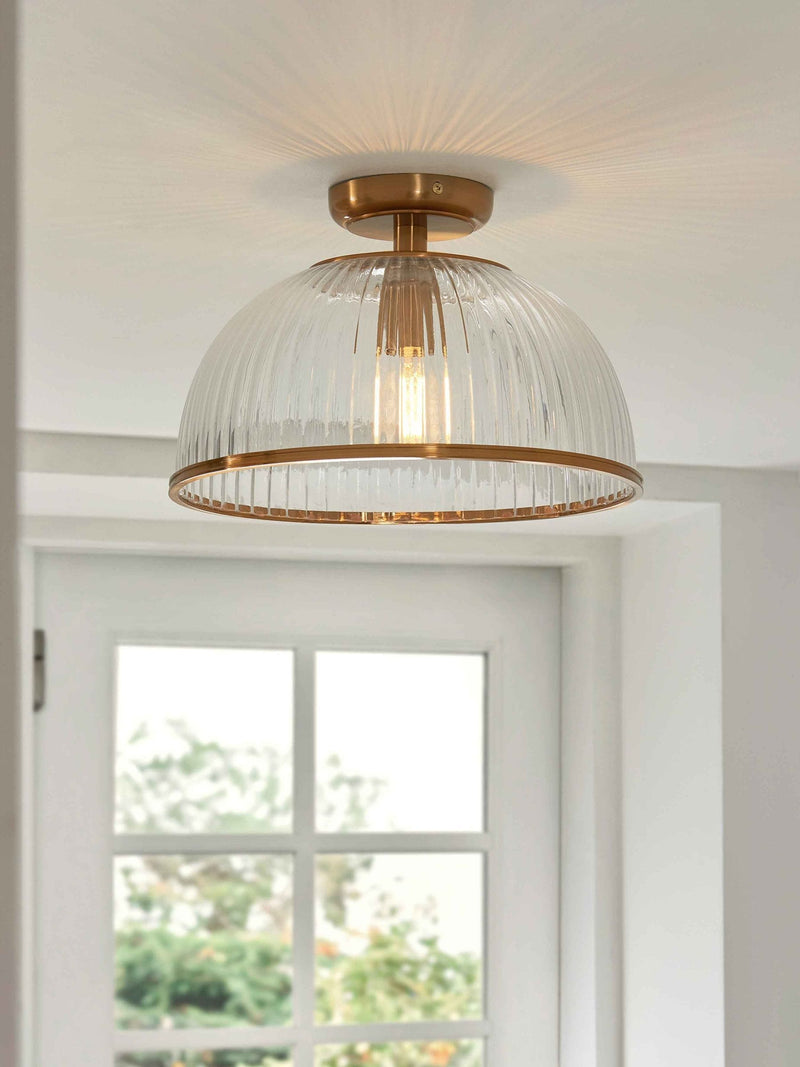 Gallery Home Somerly domed ceiling light 22.5cm x 35cm (British brand)