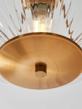 Gallery Home Vintage Brass Ceiling Light 35cm - British product