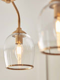 Gallery Home aged brass Ashton ceiling light (British brand)