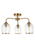Gallery Home aged brass Ashton ceiling light (British brand)
