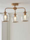 Gallery Home aged brass Ashton ceiling light (British brand)