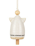 Widdop Cream Sister Mini Angel Bell 21cm - British product