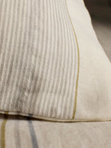 Next Secret Linen Store Cream and Blue Sophie Stripe Linen Pillowcase Standard- Buy online at McGrocer