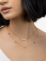 Next Radley 18ct Gold Plated Pearl & Heart Necklace- Buy online at McGrocer