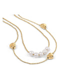 Radley necklace pearl and heart charms - British product