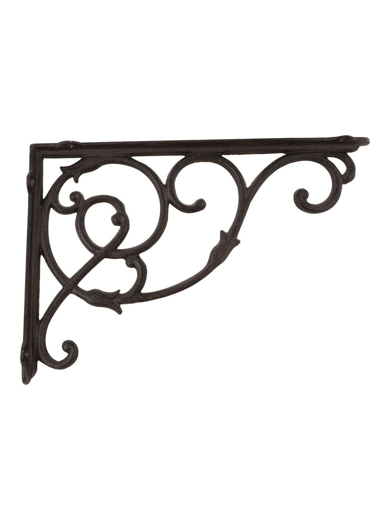 Dibor brown cast iron hanging basket bracket 33cm (British brand)