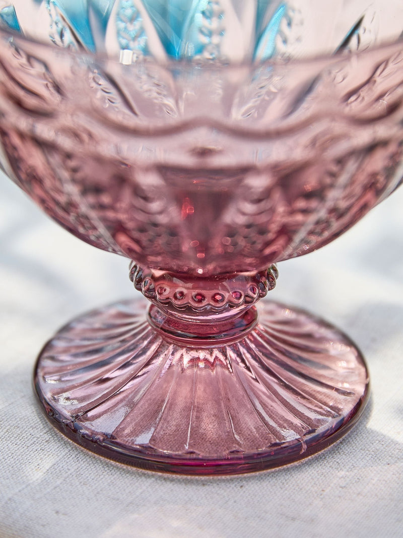 Dibor glass footed bowls set of 6, UK version