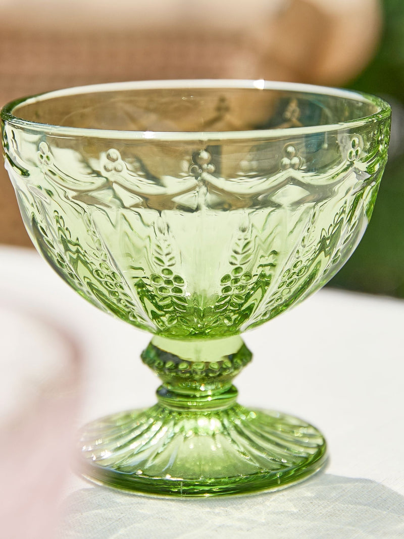 Dibor glass footed bowls set of 6, UK version