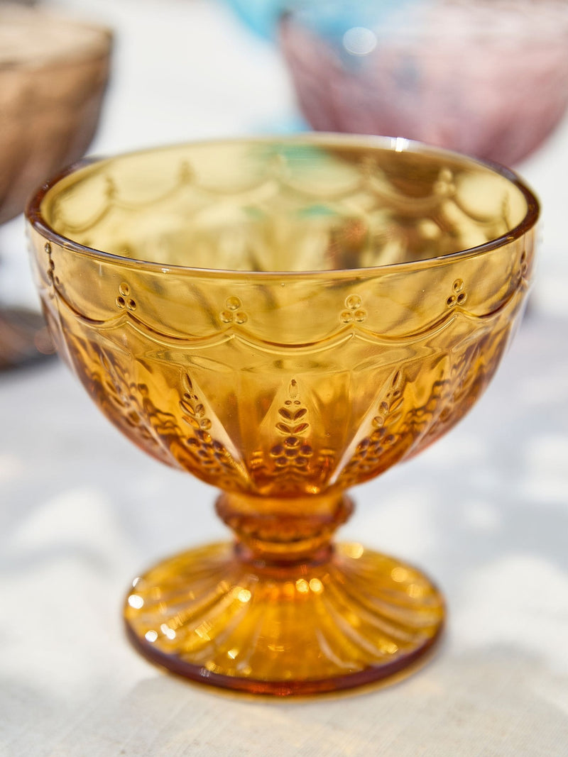 Dibor glass footed bowls set of 6, UK version