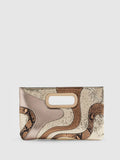 River Island Gold Terry De Havilland Swirl Clutch Bag (British brand)