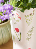 Dibor white welly boot planter 29.5cm - British product