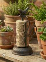 Next Dibor Brown Vintage Cast Iron Twine Dispenser with Scissors and Stand- Buy online at McGrocer