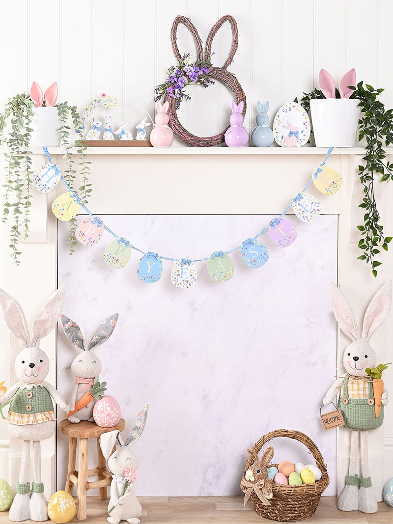 Widdop ceramic bunny set pastel colors 14.5cm, UK version