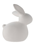 Widdop white ceramic bunny LED light 15cm, UK version