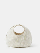 Next Accessorize Natural Sparkle Beaded Handheld Bag- Buy online at McGrocer