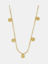 Next Accessorize 14ct Gold-Plated Coin Charm Necklace- Buy online at McGrocer