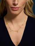 Accessorize coin charm necklace gold plated 14ct, imported from the UK