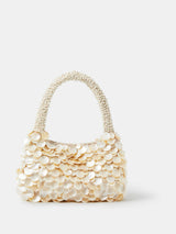 Next Accessorize Natural Mother of Pearl Beaded Evening Bag- Buy online at McGrocer