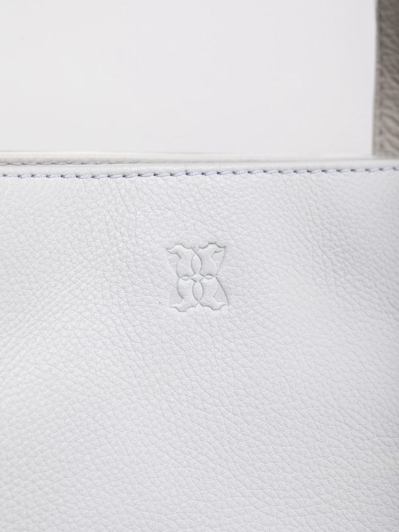 Lakeland Leather Torver Classic tote in white, imported from the UK