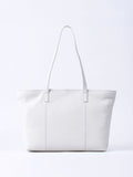 Lakeland Leather Torver Classic tote in white, imported from the UK