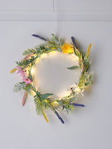 Next Lights4fun Good Spring Wreath- Buy online at McGrocer