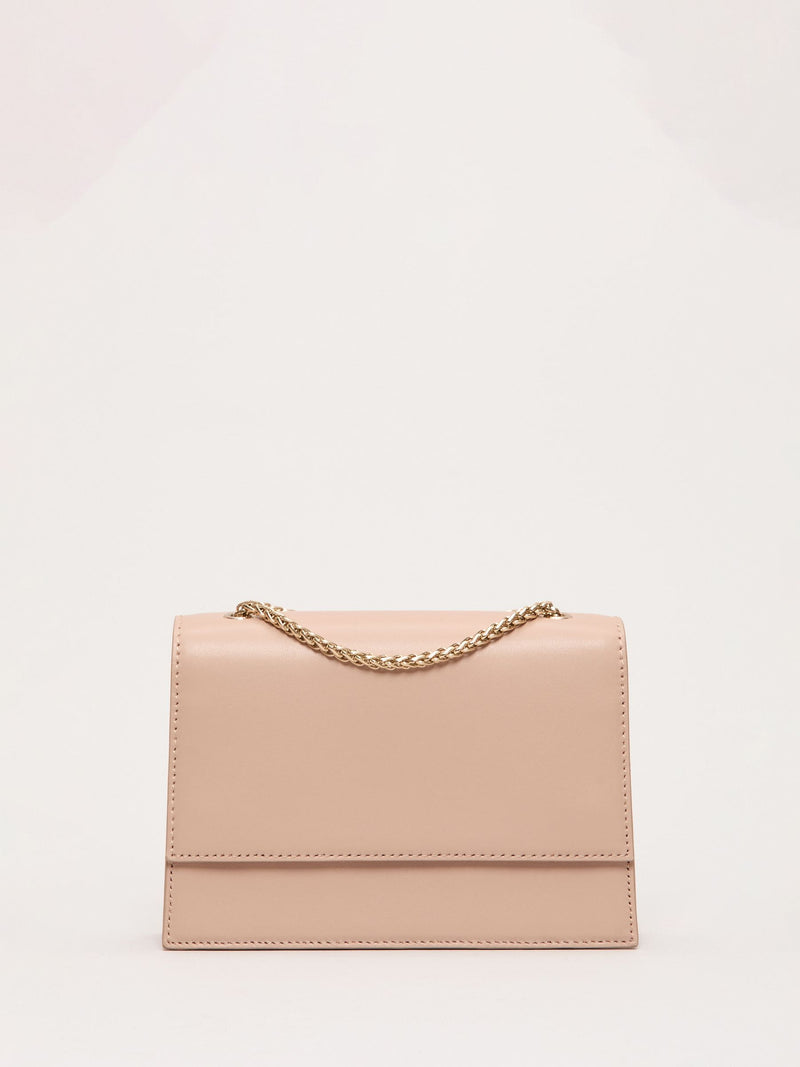 Phase Eight natural leather chain clutch, imported from the UK