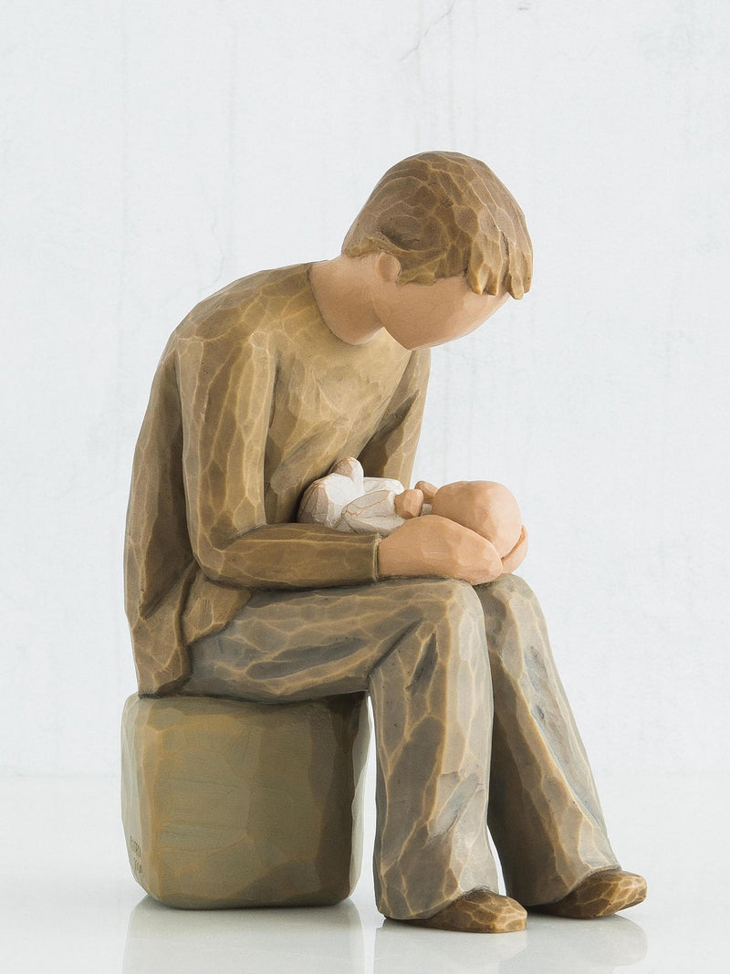 Willow Tree off white New Dad figurine 14cm (British brand)