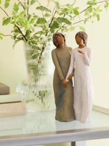 Next Willow Tree Off White My Sister My Friend Darker Skin Figurine- Buy online at McGrocer