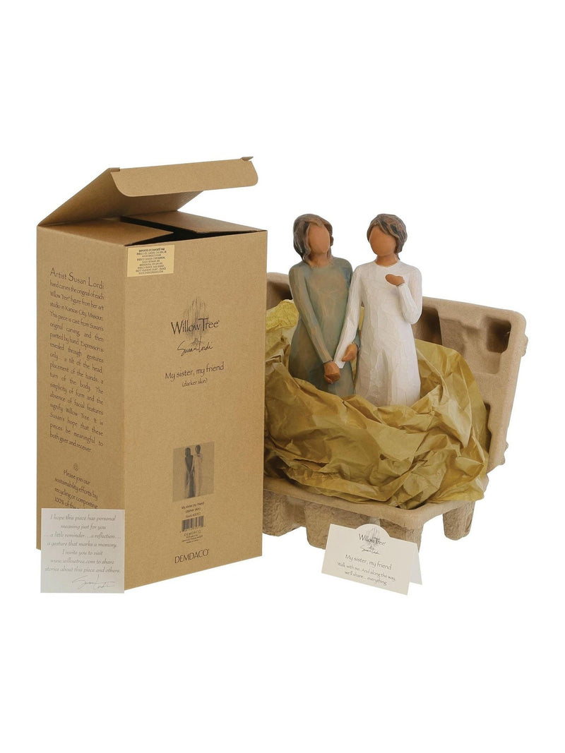 Willow Tree sister figurine darker skin 20cm, UK version