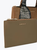 Carvela brown suede Nina Mini Tote Bag (British brand)