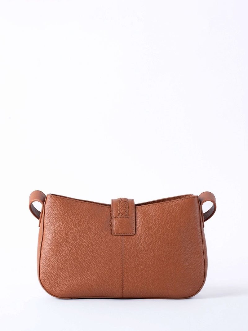 Lakeland Leather brown cross-body bag, imported from the UK