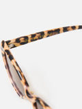 Oliver Bonas yellow animal print cat eye sunglasses (British brand)