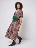 Scamp & Dude green embossed croc bum bag, imported from the UK