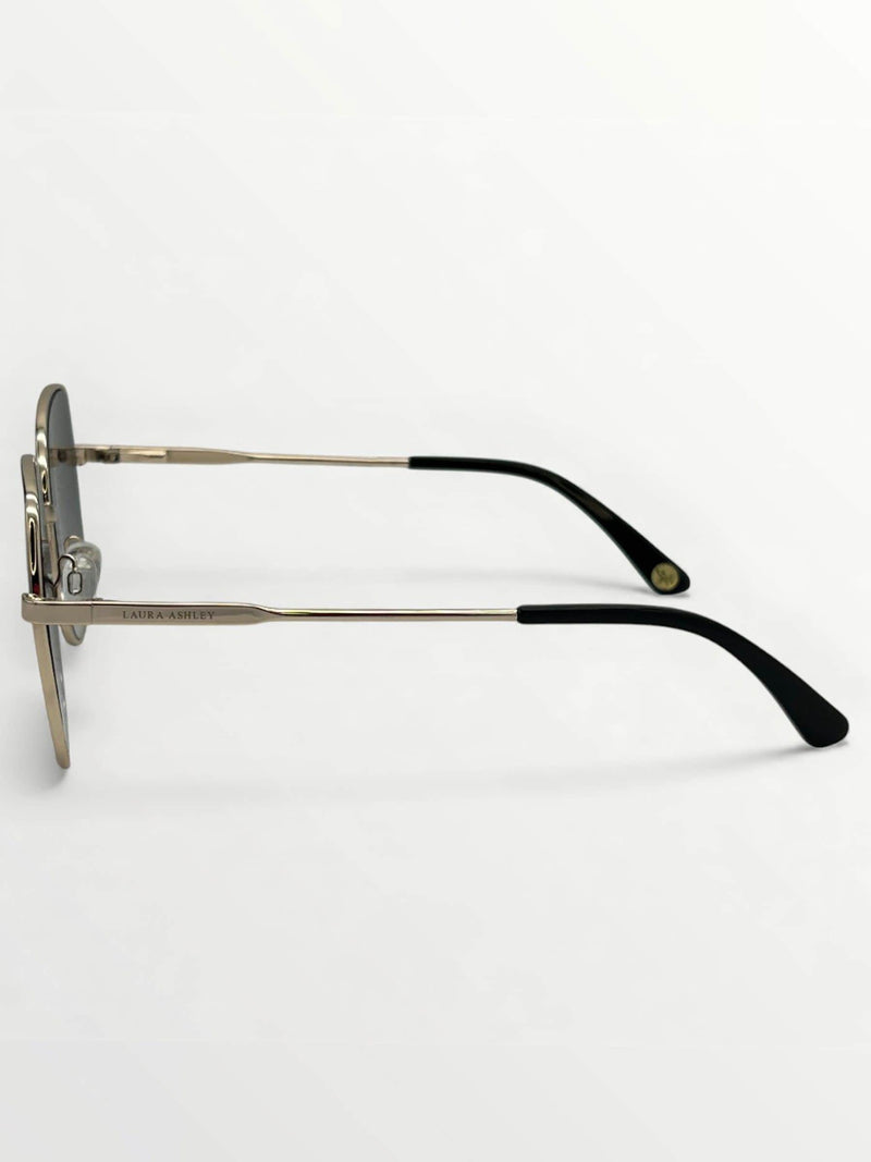 Laura Ashley gold oval sunglasses (British brand)