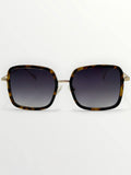 Laura Ashley brown square sunglasses with black gradient lenses (British brand)