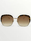 Laura Ashley geometric gold sunglasses, UK version