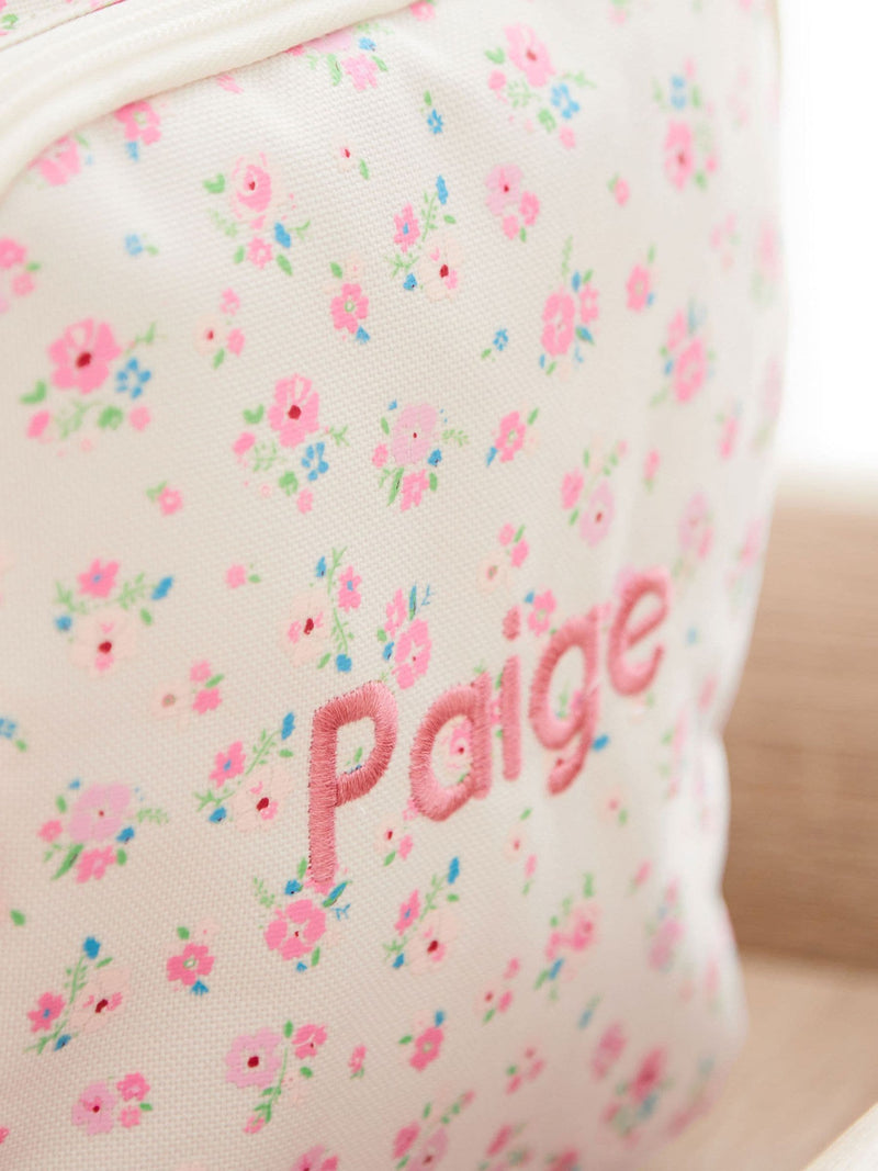 My 1st Years ditsy print backpack cream floral, imported from the UK