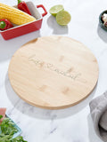 No Ordinary Gift personalised bamboo cheese board 25cm (British brand)