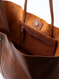 Lakeland Leather tan Tarraby tote bag, imported from the UK