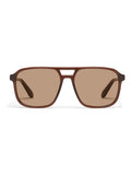 Quay brown On The Fly sunglasses, imported from the UK