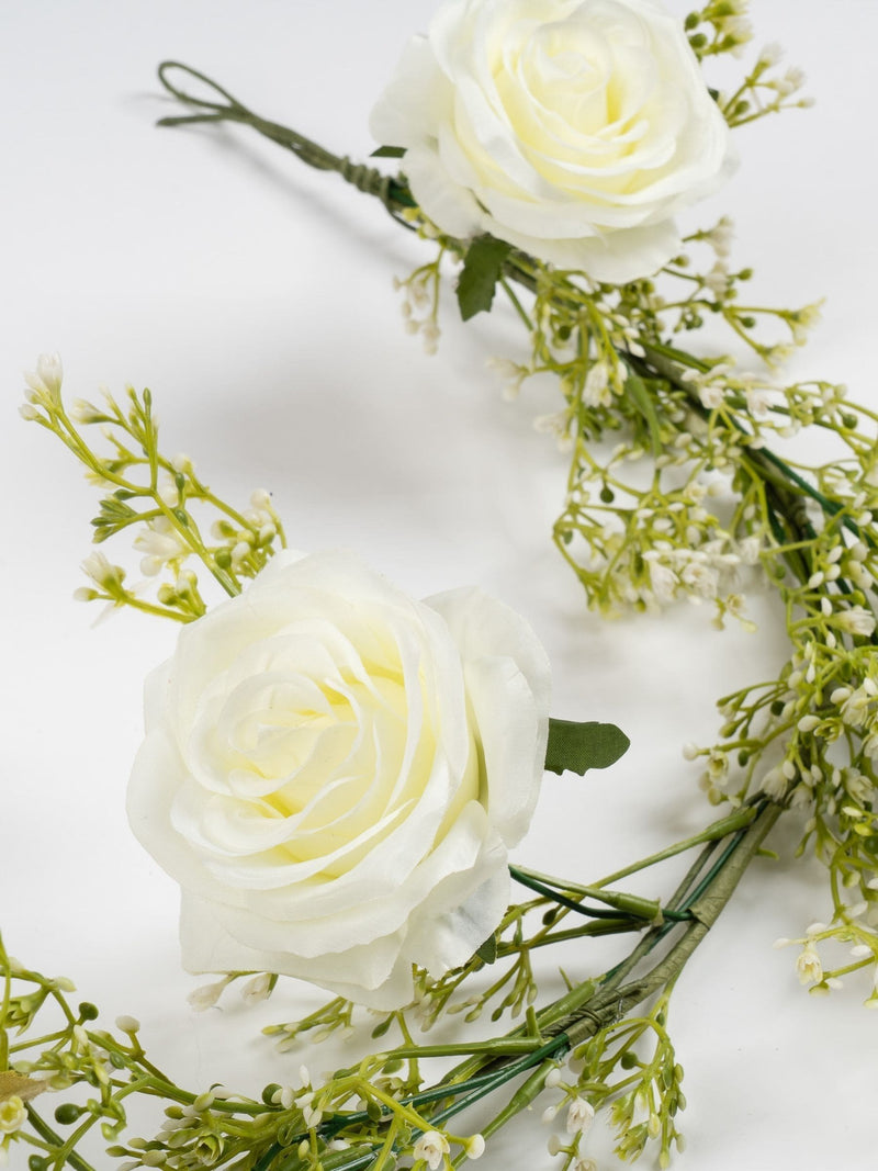 Scottish Everlastings Ltd rose and gyp garland 95cm, UK version
